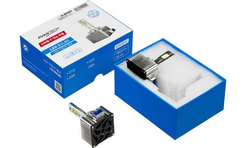 Лампа светодиодная Avantech LED Bulbs D8S (PK32d-1), 42В, 35Вт, 6500К, комплект 2 шт, арт. ALBD8S