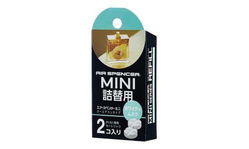 Картриджи для ароматизатора в дефлектор Eikosha MINI Refill Whity Musk (Белый мускус), меловой, 2 шт, арт. I-82