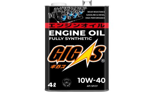 Масло моторное Gigas 10w40, синтетическое, API SP/CF, ILSAC GF-6A, универсальное, 4л, арт. G1040-004