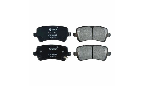 Колодки тормозные дисковые Oechi, комплект на ось (4 шт), арт. OE10636