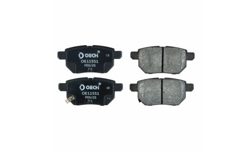 Колодки тормозные дисковые Oechi, комплект на ось (4 шт), арт. OE11551