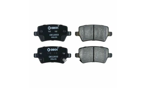Колодки тормозные дисковые Oechi, комплект на ось (4 шт), арт. OE12033