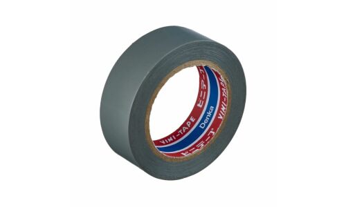 Лента изоляционная Denka Vini Tape, 19 мм, 10 м, серая, арт. #102-Gray 10m