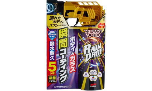 Антидождь Soft99 Rain Drop Tornado Vortex, подходит для ЛКП и стёкол, аэрозоль 300мл, арт. 00536