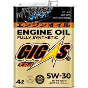 Масло моторное Gigas DPF/SCR 5w40, синтетическое, API SP, ACEA C3, универсальное, 4л, арт. G0530-004C