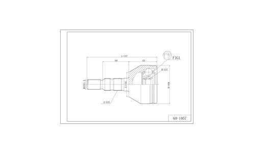 ШРУС Double Force, для двигателей 1.6 / 1.8, для Chevrolet Cruze, арт. DFCV766