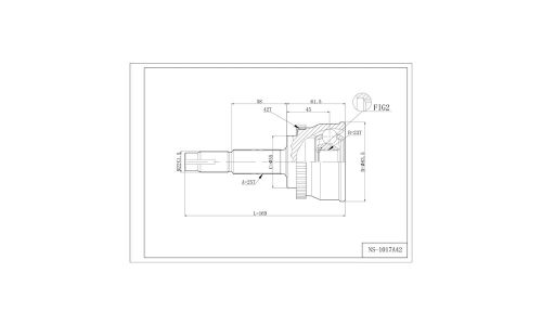 ШРУС Double Force, с ABS, арт. DFCV017