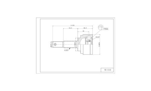 ШРУС Double Force, арт. DFCV080