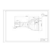 ШРУС Double Force, для Suzuki Escudo, арт. DFCV013
