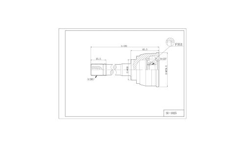 ШРУС Double Force, для Suzuki Escudo, арт. DFCV013