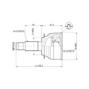 ШРУС привода DOUBLE FORCE, арт. DFCV0602
