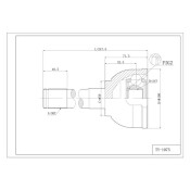 ШРУС Double Force, арт. DFCV030