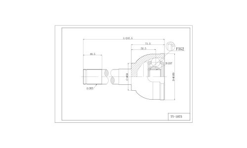 ШРУС Double Force, арт. DFCV030