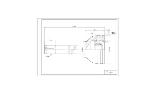 ШРУС Double Force, арт. DFCV058