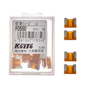 Предохранитель автомобильный Koito, флажковый, мини (LOW PROFILE MINI FL), светло-коричневый, 5А, комплект 10 шт, арт. F0550