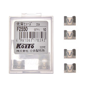 Предохранитель автомобильный Koito, флажковый, мини (LOW PROFILE MINI FL), прозрачный, 25А, комплект 10 шт, арт. F2550
