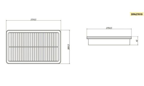 Фильтр воздушный Double Force A-478, арт. DFA27019