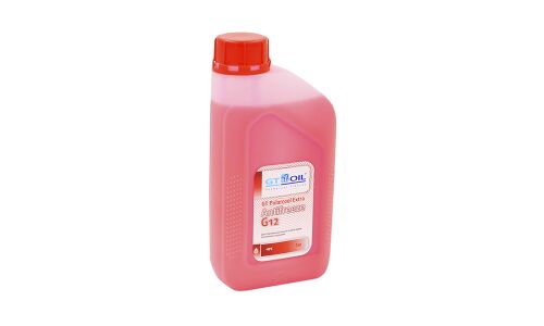 Антифриз GT OIL GT Polarcool Extra Antifreeze, G12, красный, -40°C, 1кг, арт. 1950032214052