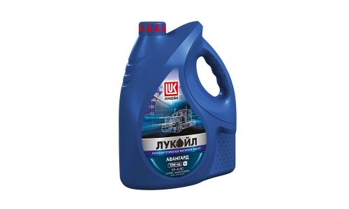 Масло моторное Лукойл Avantgarde 10w40 полусинтетическое, API CF-4/SG, для бензинового двигателя, 5л, арт. 19306