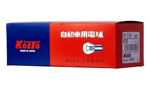 Лампа Koito P21/5W (BAY15d, S25), 24В, 21/5Вт, арт. 4735