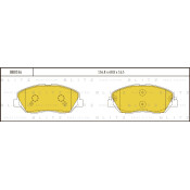 Колодки тормозные Blitz дисковые, арт. BB0356