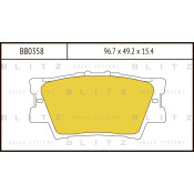 Колодки тормозные Blitz дисковые, арт. BB0358