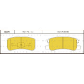 Колодки тормозные Blitz дисковые, арт. BB0240