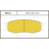 Колодки тормозные Blitz дисковые, арт. BB0164