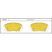 Колодки тормозные Blitz дисковые, арт. BB0403P