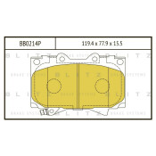 Колодки тормозные Blitz дисковые, арт. BB0214P