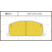 Колодки тормозные Blitz дисковые, арт. BB0113
