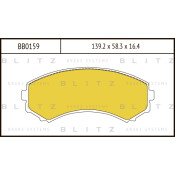 Колодки тормозные Blitz дисковые, арт. BB0159