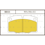 Колодки тормозные Blitz дисковые, арт. BB0101