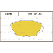 Колодки тормозные Blitz дисковые, арт. BB0244