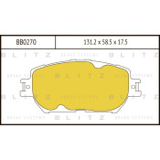 Колодки тормозные Blitz дисковые, арт. BB0270