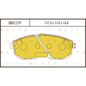 Колодки тормозные Blitz дисковые, арт. BB0137P