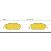 Колодки тормозные Blitz дисковые, арт. BB0326