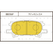 Колодки тормозные Blitz дисковые, арт. BB0306P