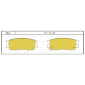 Колодки тормозные Blitz дисковые, арт. BB0162