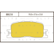 Колодки тормозные Blitz дисковые, арт. BB0258
