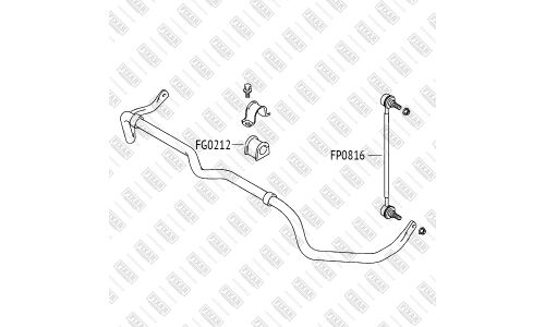 Стойка стабилизатора (линк) Fixar, передняя, арт. FP0816