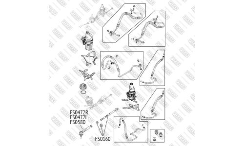 Наконечник рулевой тяги Fixar, правый, арт. FS0472R