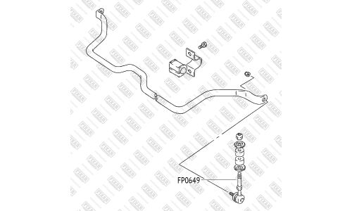 Стойка стабилизатора (линк) Fixar, передняя, арт. FP0649