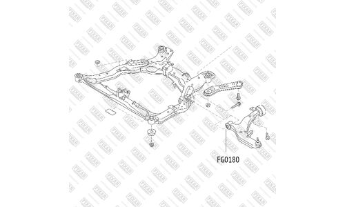 Сайлентблок переднего рычага Fixar, арт. FG0180