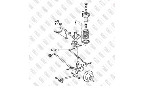 Сайлентблок заднего рычага Fixar, арт. FG0451