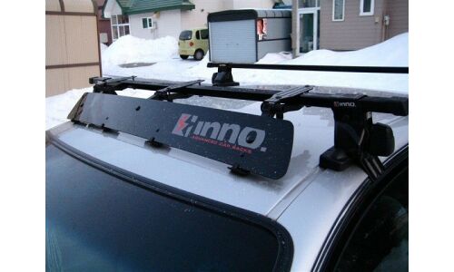 Панель аэродинамическая INNO Fairing, на крышу, для багажных систем, размер S, длина 790мм, чёрный цвет, арт. IN265