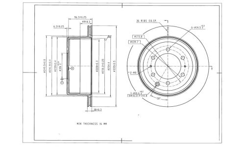 Диск тормозной Avantech, арт. BR0193S