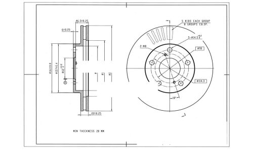 Диск тормозной Avantech, арт. BR0245S