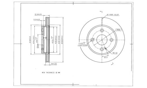 Диск тормозной Avantech, арт. BR0247S