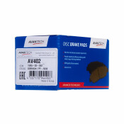 Колодки тормозные дисковые Avantech, передние, комплект на ось (4 шт), арт. AV403